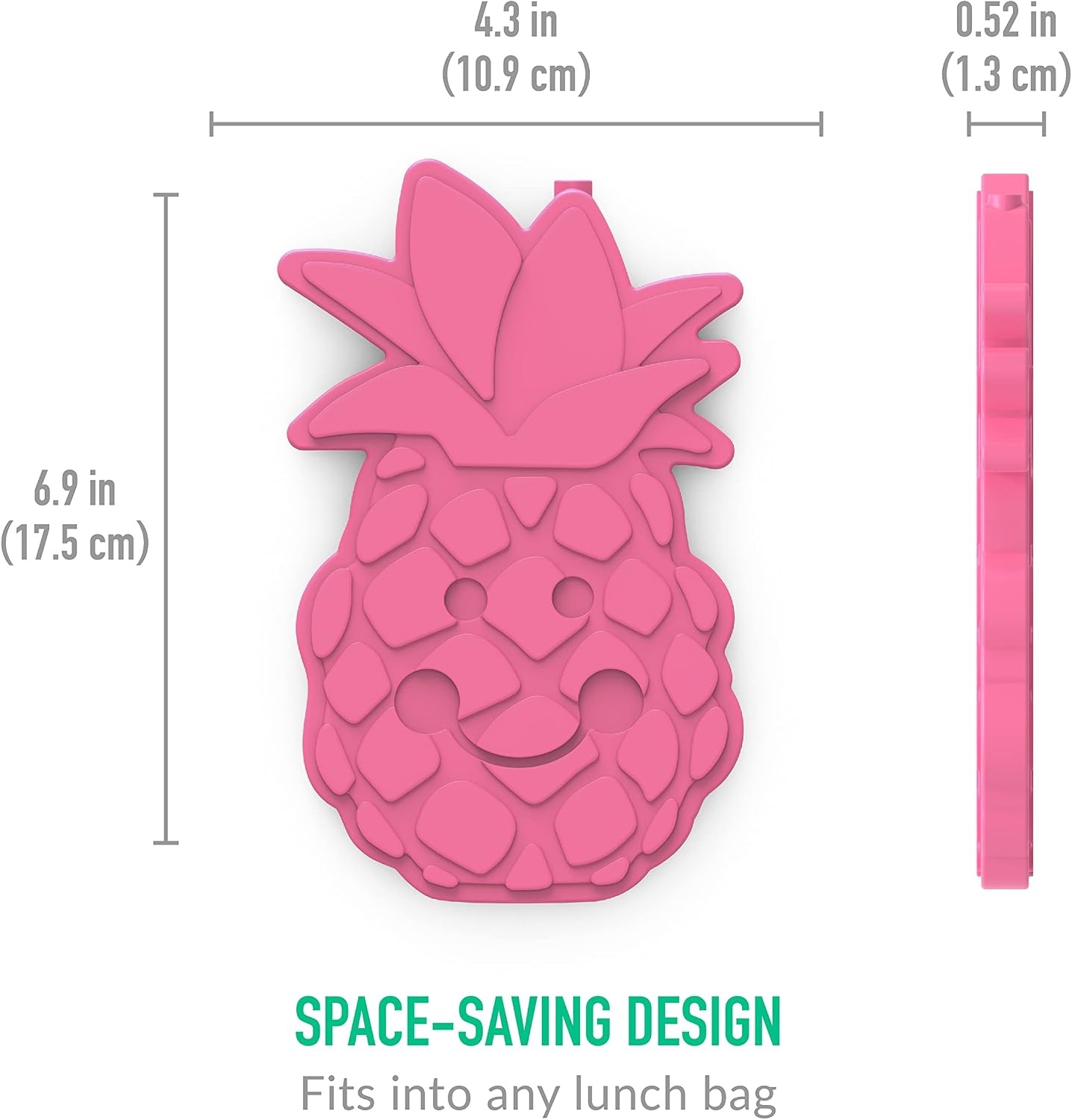 image:imageBentgo Buddies Reusable Ice Packs for Kids  Slim Design for Lunch Boxes Lunch Bags and Coolers Quick Freeze PFAS and BPAFree Multicolored 4Pack DinosaurTropical