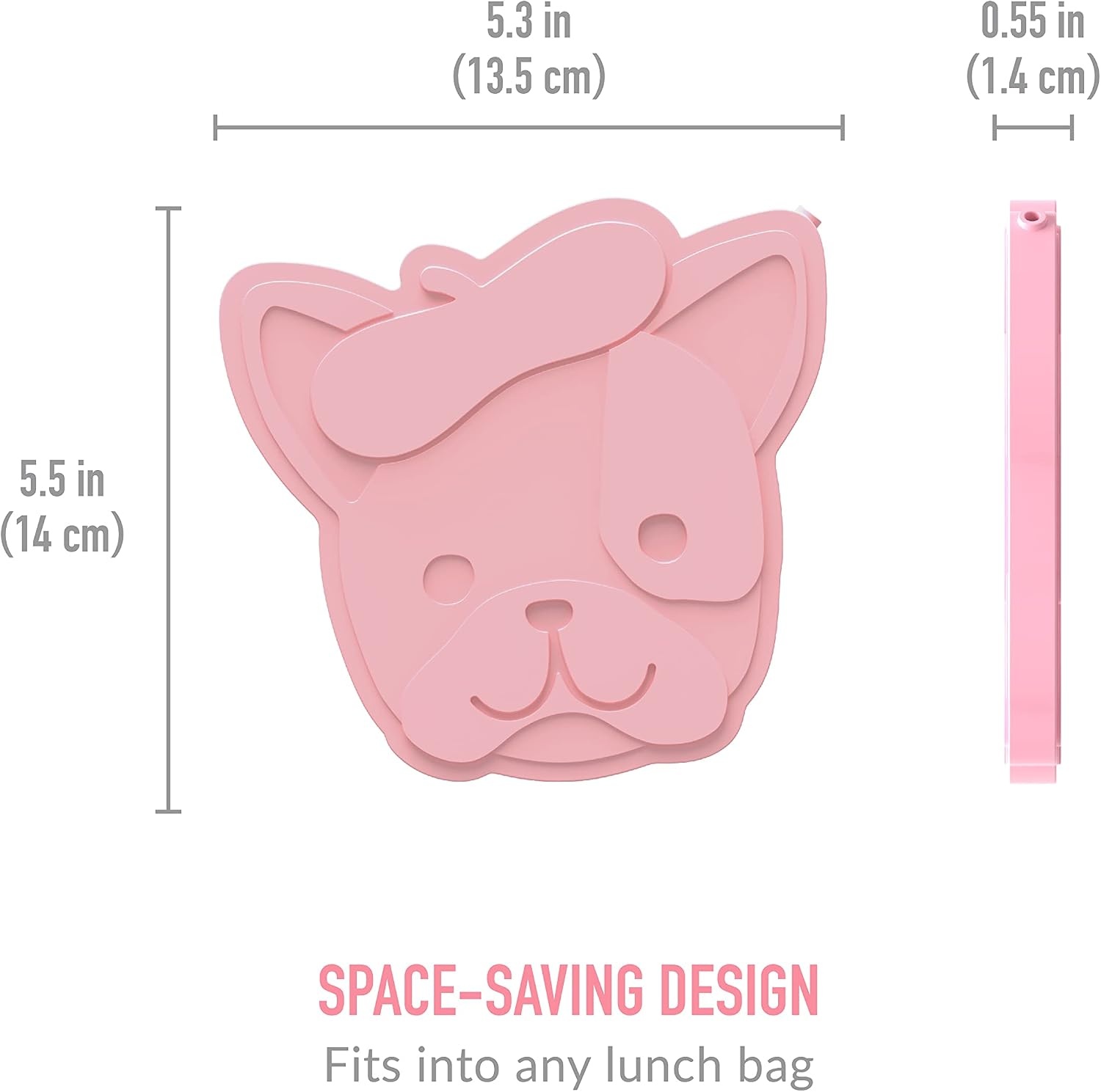 image:imageBentgo Buddies Reusable Ice Packs for Kids  Slim Design for Lunch Boxes Lunch Bags and Coolers Quick Freeze PFAS and BPAFree Multicolored 4Pack DinosaurPuppy Love