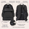 image:imageBentgo 2in1 Adult Backpack amp Insulated Lunch Bag  Lightweight WaterResistant Travel Backpack Laptop Sleeve amp Trolley Sleeve for Work amp Everyday Use LavenderObsidian Charcoal