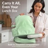 image:imageBentgo 2in1 Adult Backpack amp Insulated Lunch Bag  Lightweight WaterResistant Travel Backpack Laptop Sleeve amp Trolley Sleeve for Work amp Everyday Use LavenderClay Green