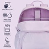image:imageBentgo 2in1 Adult Backpack amp Insulated Lunch Bag  Lightweight WaterResistant Travel Backpack Laptop Sleeve amp Trolley Sleeve for Work amp Everyday Use LavenderLavender