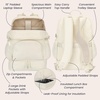 image:imageBentgo 2in1 Adult Backpack amp Insulated Lunch Bag  Lightweight WaterResistant Travel Backpack Laptop Sleeve amp Trolley Sleeve for Work amp Everyday Use LavenderBone