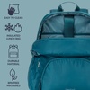 image:imageBentgo 2in1 Adult Backpack amp Insulated Lunch Bag  Lightweight WaterResistant Travel Backpack Laptop Sleeve amp Trolley Sleeve for Work amp Everyday Use LavenderDeep Teal
