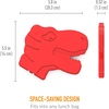 image:imageBentgo Buddies Reusable Ice Packs for Kids  Slim Design for Lunch Boxes Lunch Bags and Coolers Quick Freeze PFAS and BPAFree Multicolored 4Pack DinosaurDinosaur