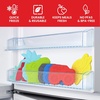 image:imageBentgo Buddies Reusable Ice Packs for Kids  Slim Design for Lunch Boxes Lunch Bags and Coolers Quick Freeze PFAS and BPAFree Multicolored 4Pack DinosaurTrucks