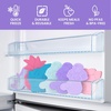 image:imageBentgo Buddies Reusable Ice Packs for Kids  Slim Design for Lunch Boxes Lunch Bags and Coolers Quick Freeze PFAS and BPAFree Multicolored 4Pack DinosaurGlitter Edition  Mermaid