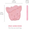 image:imageBentgo Buddies Reusable Ice Packs for Kids  Slim Design for Lunch Boxes Lunch Bags and Coolers Quick Freeze PFAS and BPAFree Multicolored 4Pack DinosaurPuppy Love