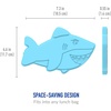 image:imageBentgo Buddies Reusable Ice Packs for Kids  Slim Design for Lunch Boxes Lunch Bags and Coolers Quick Freeze PFAS and BPAFree Multicolored 4Pack DinosaurShark