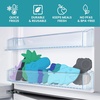 image:imageBentgo Buddies Reusable Ice Packs for Kids  Slim Design for Lunch Boxes Lunch Bags and Coolers Quick Freeze PFAS and BPAFree Multicolored 4Pack DinosaurShark