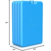 image:imageBentgo Chillers Ice Packs Slim Reusable Lunch Ice Packs 4Pack  QuickFreeze Design PFAS amp BPAFree Keeps Food Cold for Hours Easy to Clean BlueBlue