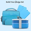 image:imageBentgo Chillers Ice Packs Slim Reusable Lunch Ice Packs 4Pack  QuickFreeze Design PFAS amp BPAFree Keeps Food Cold for Hours Easy to Clean BlueBlue
