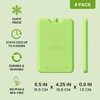 image:imageBentgo Chillers Ice Packs Slim Reusable Lunch Ice Packs 4Pack  QuickFreeze Design PFAS amp BPAFree Keeps Food Cold for Hours Easy to Clean BlueGreen