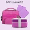 image:imageBentgo Chillers Ice Packs Slim Reusable Lunch Ice Packs 4Pack  QuickFreeze Design PFAS amp BPAFree Keeps Food Cold for Hours Easy to Clean BluePurple