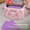 image:imageBentgo Chillers Ice Packs Slim Reusable Lunch Ice Packs 4Pack  QuickFreeze Design PFAS amp BPAFree Keeps Food Cold for Hours Easy to Clean BluePurple