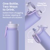 image:imageBentgo Flip 2in1 Straw amp Chug LeakProof Insulated Water Bottle 24 fl oz  Premium 188 Stainless SteelTripleLayer Vacuum Insulation 24Hour Cold BPA amp PFASFree Cafe Au LaitLilac Cloud