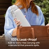 image:imageBentgo Flip 2in1 Straw amp Chug LeakProof Insulated Water Bottle 24 fl oz  Premium 188 Stainless SteelTripleLayer Vacuum Insulation 24Hour Cold BPA amp PFASFree Cafe Au LaitBlanc