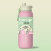 image:imageBentgo Flip 2in1 Straw amp Chug LeakProof Insulated Water Bottle 24 fl oz  Premium 188 Stainless SteelTripleLayer Vacuum Insulation 24Hour Cold BPA amp PFASFree Cafe Au LaitSherbet