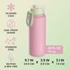 image:imageBentgo Flip 2in1 Straw amp Chug LeakProof Insulated Water Bottle 24 fl oz  Premium 188 Stainless SteelTripleLayer Vacuum Insulation 24Hour Cold BPA amp PFASFree Cafe Au LaitSherbet