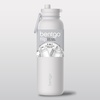 image:imageBentgo Flip 2in1 Straw amp Chug LeakProof Insulated Water Bottle 24 fl oz  Premium 188 Stainless SteelTripleLayer Vacuum Insulation 24Hour Cold BPA amp PFASFree Cafe Au LaitBlanc