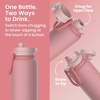 image:imageBentgo Flip 2in1 Straw amp Chug LeakProof Insulated Water Bottle 24 fl oz  Premium 188 Stainless SteelTripleLayer Vacuum Insulation 24Hour Cold BPA amp PFASFree Cafe Au LaitBlushing