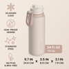 image:imageBentgo Flip 2in1 Straw amp Chug LeakProof Insulated Water Bottle 24 fl oz  Premium 188 Stainless SteelTripleLayer Vacuum Insulation 24Hour Cold BPA amp PFASFree Cafe Au LaitCafe Au Lait