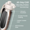 image:imageBentgo Flip 2in1 Straw amp Chug LeakProof Insulated Water Bottle 24 fl oz  Premium 188 Stainless SteelTripleLayer Vacuum Insulation 24Hour Cold BPA amp PFASFree Cafe Au LaitSunDay