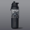 image:imageBentgo Flip 2in1 Straw amp Chug LeakProof Insulated Water Bottle 24 fl oz  Premium 188 Stainless SteelTripleLayer Vacuum Insulation 24Hour Cold BPA amp PFASFree Cafe Au LaitBack to Black