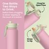 image:imageBentgo Flip 2in1 Straw amp Chug LeakProof Insulated Water Bottle 24 fl oz  Premium 188 Stainless SteelTripleLayer Vacuum Insulation 24Hour Cold BPA amp PFASFree Cafe Au LaitSherbet