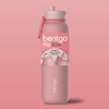 image:imageBentgo Flip 2in1 Straw amp Chug LeakProof Insulated Water Bottle 24 fl oz  Premium 188 Stainless SteelTripleLayer Vacuum Insulation 24Hour Cold BPA amp PFASFree Cafe Au LaitBlushing