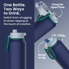 image:imageBentgo Flip 2in1 Straw amp Chug LeakProof Insulated Water Bottle 24 fl oz  Premium 188 Stainless SteelTripleLayer Vacuum Insulation 24Hour Cold BPA amp PFASFree Cafe Au LaitPrep Blue