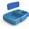 image:imageBentgo Fresh Tray with Cover Reusable 4Compartment Meal Prep Container  BuiltIn Portion Control BPAFree Dishwasher amp Freezer Safe Fits Bentgo Fresh Lunch Box GreenBlue