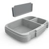 image:imageBentgo Fresh Tray with Cover Reusable 4Compartment Meal Prep Container  BuiltIn Portion Control BPAFree Dishwasher amp Freezer Safe Fits Bentgo Fresh Lunch Box GreenGray