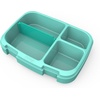 image:imageBentgo Fresh Tray with Cover Reusable 4Compartment Meal Prep Container  BuiltIn Portion Control BPAFree Dishwasher amp Freezer Safe Fits Bentgo Fresh Lunch Box GreenAqua