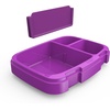 image:imageBentgo Fresh Tray with Cover Reusable 4Compartment Meal Prep Container  BuiltIn Portion Control BPAFree Dishwasher amp Freezer Safe Fits Bentgo Fresh Lunch Box GreenPurple