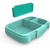 image:imageBentgo Fresh Tray with Cover Reusable 4Compartment Meal Prep Container  BuiltIn Portion Control BPAFree Dishwasher amp Freezer Safe Fits Bentgo Fresh Lunch Box GreenAqua