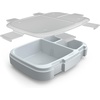 image:imageBentgo Fresh Tray with Cover Reusable 4Compartment Meal Prep Container  BuiltIn Portion Control BPAFree Dishwasher amp Freezer Safe Fits Bentgo Fresh Lunch Box GreenGray