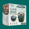 image:imageBentgo Glass Salad Container with Airtight Lid amp LeakProof Sauce Cup  76Cup Salad Bowl 4Compartment Bento Tray amp Reusable Fork BPAFree for Meal Prep Office amp More Light BlueFloral Maximalist  Sea