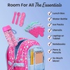 image:imageBentgo Kids 2in1 Backpack amp Insulated Lunch Bag with Padded Straps  16 Kids School Backpack for Travel amp Sleepovers WaterResistant Large Compartments amp Water Bottle Pocket Petal PinkRainbows and Butterflies