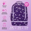 image:imageBentgo Kids 2in1 Backpack amp Insulated Lunch Bag with Padded Straps  16 Kids School Backpack for Travel amp Sleepovers WaterResistant Large Compartments amp Water Bottle Pocket Petal PinkUnicorn