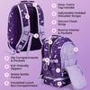 image:imageBentgo Kids 2in1 Backpack amp Insulated Lunch Bag with Padded Straps  16 Kids School Backpack for Travel amp Sleepovers WaterResistant Large Compartments amp Water Bottle Pocket Petal PinkUnicorn