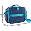 image:imageBentgo Kids 5Compartment Lunch Box Set With Insulated Lunch Bag and 2in1 Backpack amp Insulated Lunch Bag Confetti Edition  Abyss Blue