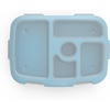 image:imageBentgo Kids Brights 5Compartment Meal Prep Tray with Transparent Cover  Bentgo Kids Brights 5Compartment Meal Prep Tray with Transparent Cover Citrus YellowTurquoise