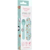 image:imageBentgo Kids Plastic Utensil Set with Fork Spoon amp Storage Case  Reusable PFAS amp BPAFree EasyGrip Handles Lightweight Dishwasher Safe School Travel amp OntheGo SafariPuppy Love