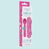 image:imageBentgo Kids Plastic Utensil Set with Fork Spoon amp Storage Case  Reusable PFAS amp BPAFree EasyGrip Handles Lightweight Dishwasher Safe School Travel amp OntheGo SafariRainbows and Butterflies