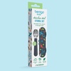 image:imageBentgo Kids Plastic Utensil Set with Fork Spoon amp Storage Case  Reusable PFAS amp BPAFree EasyGrip Handles Lightweight Dishwasher Safe School Travel amp OntheGo PurpleDino