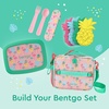 image:imageBentgo Kids Plastic Utensil Set with Fork Spoon amp Storage Case  Reusable PFAS amp BPAFree EasyGrip Handles Lightweight Dishwasher Safe School Travel amp OntheGo SafariTropical