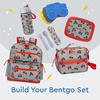 image:imageBentgo Kids Plastic Utensil Set with Fork Spoon amp Storage Case  Reusable PFAS amp BPAFree EasyGrip Handles Lightweight Dishwasher Safe School Travel amp OntheGo SafariTrucks