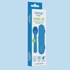 image:imageBentgo Kids Plastic Utensil Set with Fork Spoon amp Storage Case  Reusable PFAS amp BPAFree EasyGrip Handles Lightweight Dishwasher Safe School Travel amp OntheGo SafariBlue