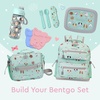 image:imageBentgo Kids Plastic Utensil Set with Fork Spoon amp Storage Case  Reusable PFAS amp BPAFree EasyGrip Handles Lightweight Dishwasher Safe School Travel amp OntheGo SafariPuppy Love