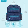 image:imageBentgo Kids Print Durable amp WaterResistant BackpackConfetti Edition  Abyss Blue